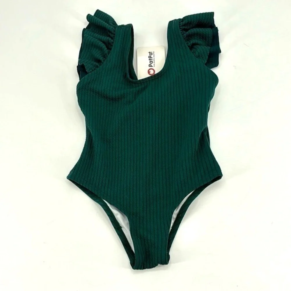 NWT pat pat hunter green bathing suit size 2
